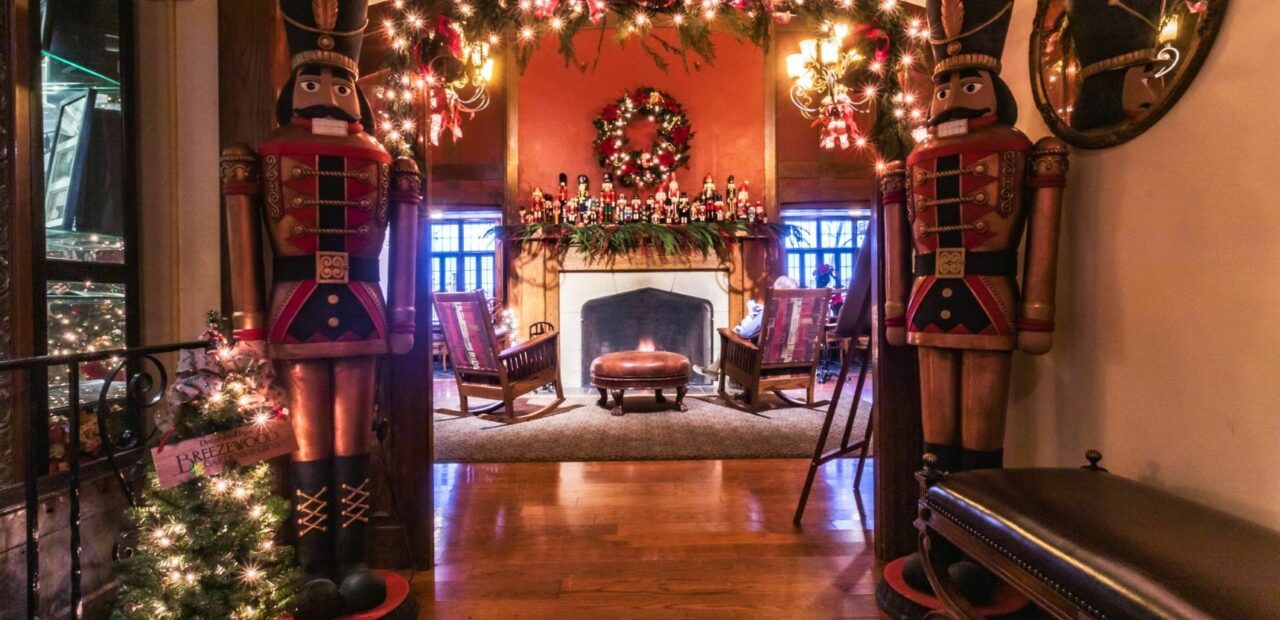 Nutcracker Holiday Fireplace