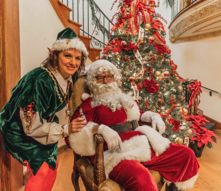 Elf with Santa