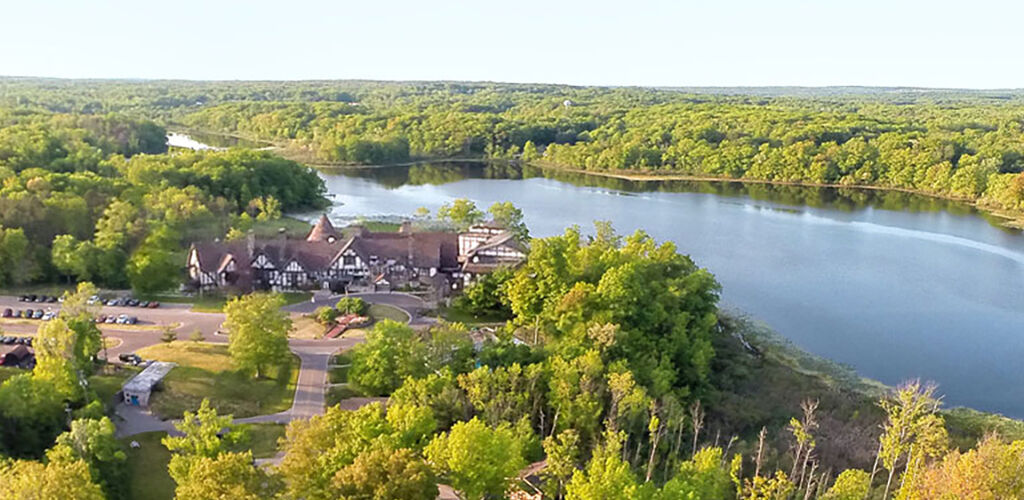 Aerial View of the Lodge