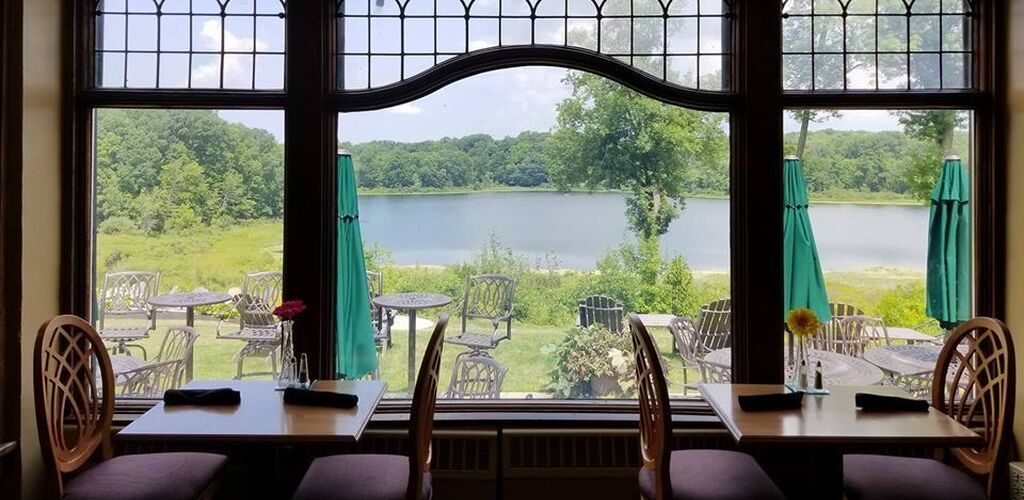 View of the outdoors from the Cherry Valley Dining Room
